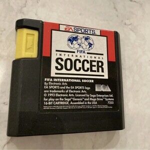 EA Sports FIFA International Soccer Sega Genesis Mega Drive 1993 VTG Game EUC